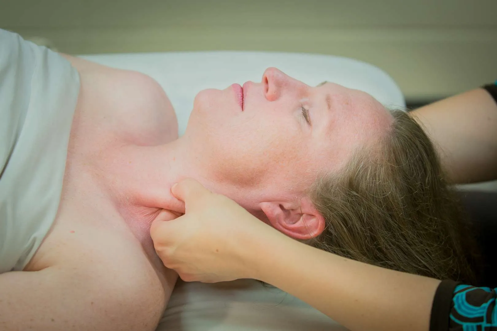 schedule a massage, Sternocleidomastoid massage.