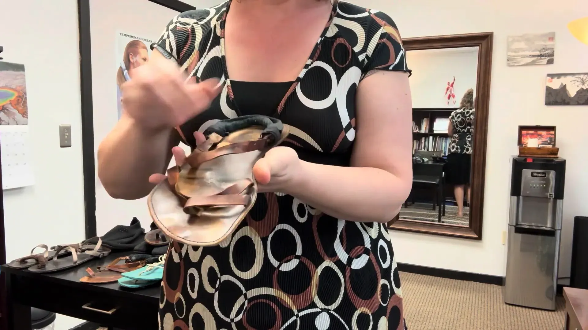 Emily’s handmade leather sandals